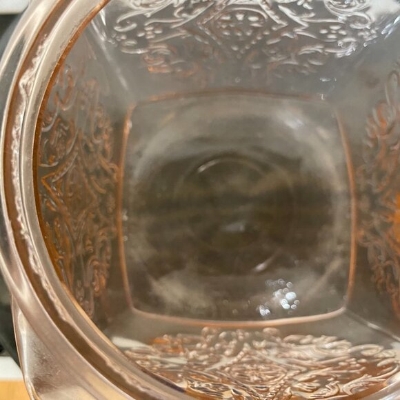 Pink Depression Glass Container - Picture 4 of 7